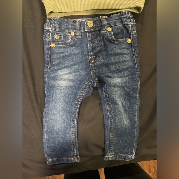 Baby Boy 7 For All Mankind Two Piece Set NEW 12 Months - Picture 2 of 9